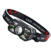 Linterna Frontal Inteligente Popular para Uso en Exteriores, Luz Potente para Pesca Nocturna, Recargable, Batería de Larga Duración, Multifuncional, Linterna Frontal Portátil