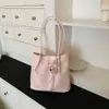 Bolsa Retrô Grande Capacidade Transfronteiriça Feminina 2026 Nova Outono Casual Bolsa de Ombro Bolsa Tote para Estudante Aula Deslocamento