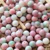 Cuentas de Imitación de Porcelana con Tinte al Agua Irregulares de 10 mm Bolas Redondas Esmaltadas Piedra de Dragón Accesorios para Pulseras Hechas a Mano con Cuentas Lufa Nuevas