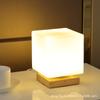 Luminária de mesa decorativa nórdica de madeira maciça usb, abajur de cabeceira para quarto, estudo, casa de família, luz noturna led, ambiente criativo, cubo de luz