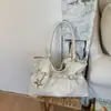 Bolso de Hombro Simple de Moda para Viajes 2026 Primavera Nuevo Gran Capacidad Bolso de Axila Bolso Tote Plegado a la Moda
