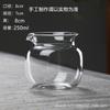 Taza Pública Pin Zhan Tang Sin Oreja Té Gratuito Polvo de Mar Té Transparente Suave Juego de Té de Vidrio Resistente al Calor de Alto Boro