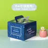 Venta directa del fabricante: Caja Portátil Pequeña para Pastel de 4 Pulgadas con Base, Ventana Transparente, Diseño Lindo de Dibujos Animados, Empaque de Horneado de Alta Calidad, En Stock