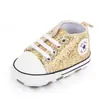 Zapatos Calientes para Bebé de Primavera y Otoño Nuevos Zapatos de Lona con Lentejuelas Zapatos para Bebé Pequeño Zapatos para Bebé 2479