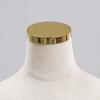 Accesorios de Utilería de Modelo para Hombre y Mujer Cubierta de Cabeza de Modelo Dorado plateado Cubierta Plana Cabeza de Alambre Metálico para Adulto Cabeza de Tela
