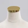 Accesorios para Modelos de Ropa Infantil Cubierta para Cabeza Modelo Dorado Plateado Cubierta Plana Alambre Metálico Infantil Bolsa para Cabeza Tela Cabeza