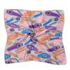 Bufanda Pequeña de Seda Nueva de Primavera y Verano de 50*50cm Bufanda Cuadrada Pequeña para Mujer Coreana Profesional Versátil Decorativa Bufanda Estampada