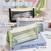 Bolsa de Lápices de Malla Transparente para Examen Casual Gran Capacidad Multicapa Almacenamiento de Papelería Caja Especial para Papelería Bolsa de Lápices para Estudiante de Secundaria