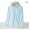 Cantidad de Corriente Ropa con Protección Solar de Seda de Hielo Estilo Pareja Verano Ropa Transpirable Anti-UV para Hombres y Mujeres UPF50+ Ropa de Pesca Chaqueta