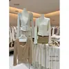 AS OFICIAL Outono Estilo Francês Gentil Design de Renda Patchwork de Veludo Falso Duas Peças Blusa de Manga Longa 29100
