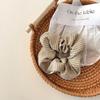 Crema Corazón Dulce Estilo Ballet Lazo de Cinta Anillo para el Cabello de Intestino Grueso Estilo Mori Primavera y Verano Accesorios para el Cabello de Diadema de Gama Alta para Niña