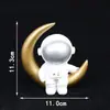Adornos Decorativos para Pastel de Astronauta, Cohete Brillante, Topper de Planeta para el Primer Cumpleaños del Bebé, Transbordador Espacial, Figura de Astronauta