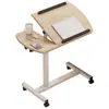 Mesita de noche posparto, Móvil, Altura ajustable, Plegable, Mesa de comedor para cuidados, Cama de paciente en habitación de hospital, Mesa para comer para ancianos postrados en cama