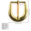 Jingmao Accesorios Hebilla de Cinturón de Hierro Cabeza de Hebilla de Hierro para Equipaje Diámetro Interior 21/26/30mm Ferretería para Muebles