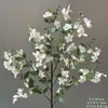 Arranjo de Chão com Flores Artificiais Cor de Champanhe, Rosa de Casamento, Hortênsia, Material de Flores para Corredor de Teto, Arranjo de Decoração para Auditório