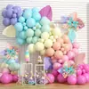 Kit de Arco de Guirnalda de Globos Coloridos Macaron Más Vendido Transfronterizo Decoración para Boda Fiesta de Cumpleaños Set de Globos
