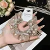Goma para el pelo simple de satén estilo coreano para mujer, sujetador antideslizante para coleta alta, cuerda de pelo colorida, accesorio para el pelo elástico