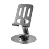 Suporte Metálico para Celular de Mesa Rotatório Dobrável Suporte Estável Universal para Tablet para Pessoas Preguiçosas Logotipo Imprimível Atacado