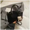 Bolso de Moda Transfronterizo Estampado de Leopardo para Mujer 2025 Otoño e Invierno Nuevo Versátil Nicho Bolso de Hombro Cruzado Portátil Bolso Cubo