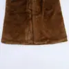 Moda de Verano para Mujer Estilo Europeo y Americano 2025 Chaqueta Larga Holgada Peluda 9527