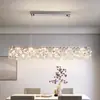 Luminária de Teto para Sala de Estar de Cristal de Luxo Leve Moderna Simples e Atmosférica 2025 Novo Pacote de Iluminação para Quarto Principal Combinação