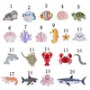 Parches Bordados al por Mayor Parches Bordados por Computadora Exquisitos Animales Marinos Algas Caballito de Mar Parches de Decoración para Ropa Parches de Aplicación