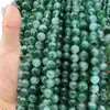 Calcedonia Verde Hierba DIY Semi-Terminadas Cuentas Sueltas Hechas a Mano Para Bisutería Optimizadas Accesorios de Joyería de Piedra Natural Venta Directa de Fábrica