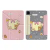 Funda Rosa con Corazón de Rilakkuma para iPad 11/10ª Generación, Funda para Tableta Pro de 12.9 Pulgadas, Desmontable air4/5