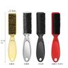 Barbería Cepillo Vintage para Barba Mango de Plástico Galvanizado Cepillo para Barba Cepillo Limpiador de Barba Herramientas de Peluquería