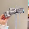Pinza grande para el pelo estilo coreano para mujer, pinza banana para coleta alta, suave y elegante, lindo accesorio para el cabello