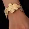 Pulseiras Transfronteiriças Populares Exageradas Europeias e Americanas Joias da Moda Versão Larga Martelada Plissada Moda Pulseiras Personalizadas de Comércio Exterior