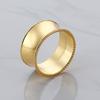 Anillos para Servilletas de Metal Sencillos y Exquisitos Estilo Hotel, Decoraciones para Vajilla de Mesa de Comedor Occidental, Hebillas de Anillo de Tela