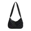 Bolsa de Outono e Inverno Estampa de Leopardo Nicho Feminina 2026 Nova Bolsa de Ombro Único Retro para o Trabalho Moda Bolsa de Camurça de Axila