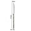 Cuchillo, tenedor y cuchara de acero inoxidable transfronterizos, vajilla para hotel, cuchillo y tenedor para carne de estilo occidental, cuchara y tenedor gruesos para el hogar, traje de diamante