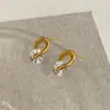 Brincos Geométricos Irregulares Simples Retrô com Design Exquisito e Temperamento Único, Versáteis para o Dia a Dia, Brincos Femininos