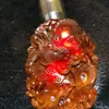 Fruta Marfil Marca Dragón Pieza de Mano Dragón Viaja por el Mundo Dragón del Zodiaco Ciprés Taihang Madera Maciza Tallado Marca Dragón Pieza de Juego Portátil