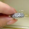 Cao Shi anillo ancho apilado personalizado para el dedo índice flor hoja ojo de caballo oliva anillo moda anillo retro para mujeres