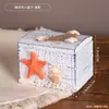 Cofre del Tesoro Pequeño de Madera Creativo Mediterráneo Estilo Océano Mini Caja de Joyería de Escritorio Accesorios con Temática Oceánica Cofre del Tesoro Decorativo