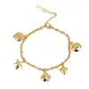 Pulsera popular de titanio y acero estilo ins, moderna, versátil, corazón, mariposa, estrella, geométrica, de acero inoxidable, joyería para la mano