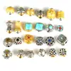 Estilo étnico retro hilo dorado y plateado cuentas Duobao Wen barril de juego cuentas plata antigua nube trasera diy accesorios de joyería estilo nacional