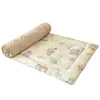 Nueva Clase A para Bebés Todo Algodón Gasa de Doble Capa Colchón Suave Felpa para Bebé Saco de Haba Almohadilla para Cama Colchón Empalmado para Recién Nacidos