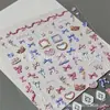 Nuevas Pegatinas 5D en Relieve para Uñas Lazo Adhesivo Estéreo Calcomanías para Uñas Joyas Estilo Caliente Estéreo Elegante