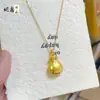 Nova Chinoiserie Ouro Antigo Escovado Ponto Diamante Pequena Bolsa Pingente Feminina Alta Retenção de Cor Moda Exquisita Saco da Sorte Pequeno Presente