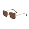 Gafas de sol de moda cuadradas europeas y americanas 2026 para hombre, Personalidad retro con bisagras de resorte, Gafas de sol de moda para protección solar para hombre, Transfronterizo
