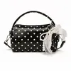 Bolso de Mano Texturizado de Lunares de Nicho Estilo Francés para Mujer, Bolso Tipo Almohada Simple Versátil Verano 2026, Bolso Cruzado Casual, Moderno