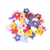Lindo Colgante de Flor Arcoíris de Resina de Dibujos Animados para Pulsera, Collar, Llavero DIY Colgante Decorativo W754