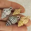 Transfronterizo Nuevo Vida Marina Troquelado Estrella de Mar Concha Aleación Colgante Joyería DIY Aleación de Zinc Accesorios con Cuentas