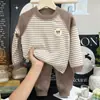 Conjunto de Ropa Interior para Niños Otoño Invierno Nuevo Ropa Térmica de Felpa para Niños Top de Otoño Pantalones de Otoño Ropa para Niñas Pijama Calientito para Bebé Ropa para Niños