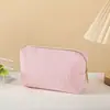 Nueva Bolsa de Maquillaje de Pana Simple y Femenina de Gran Capacidad Portátil Neceser Bolsa de Almacenamiento para Viaje de Negocios