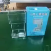 Anel Alimentador de Alta Transparência em Acrílico Alimentador para Aquário Flutuante Fixo Alimentador de Peixes Anel Alimentador Tubo Alimentador
